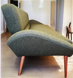REFINISHED REUPHOLSTERED Mid Century Modern Luigi Tiengo Sofa for Cimon 8
