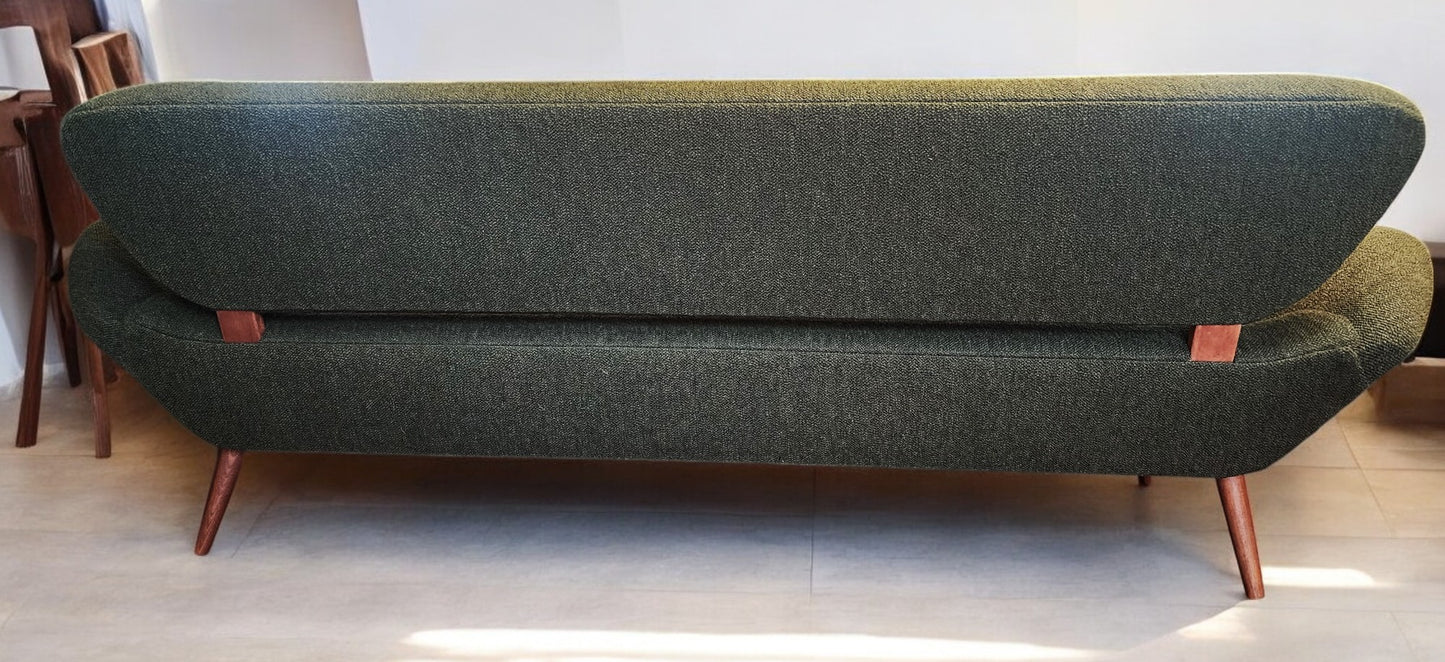 REFINISHED REUPHOLSTERED Mid Century Modern Luigi Tiengo Sofa for Cimon