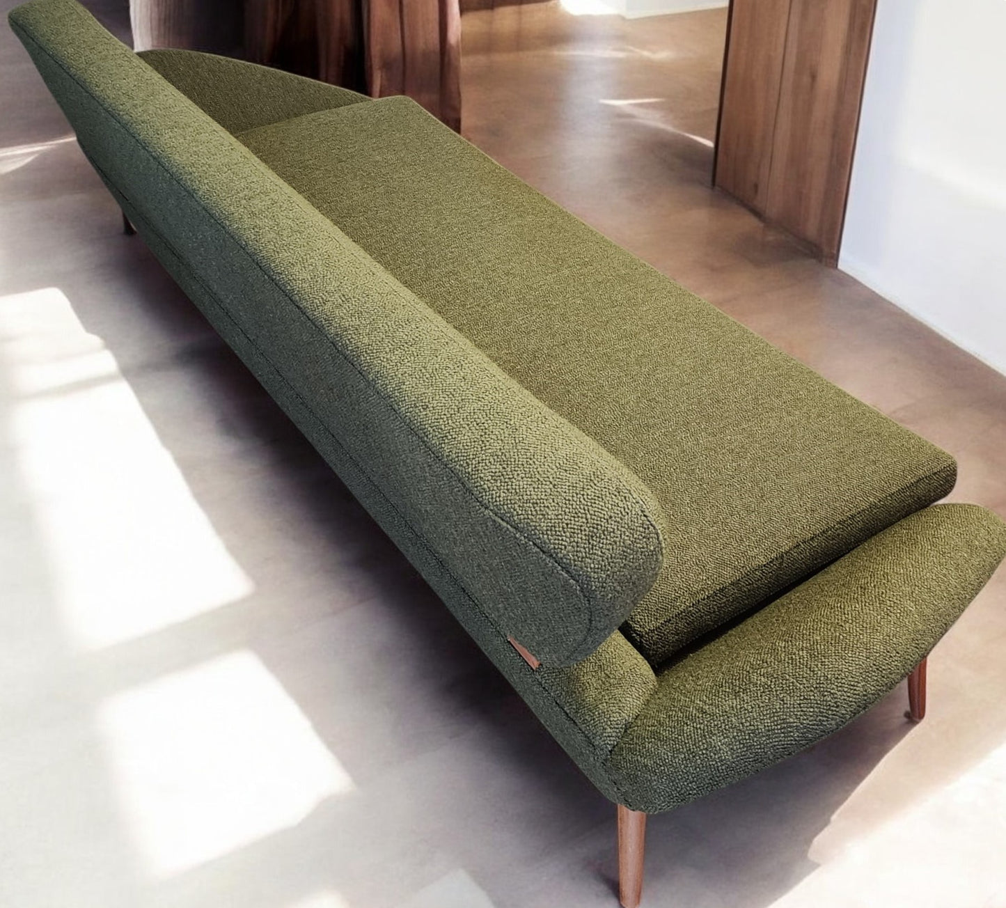 REFINISHED REUPHOLSTERED Mid Century Modern Luigi Tiengo Sofa for Cimon