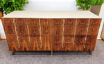 RESTORED Mid Century Modern Rosewood Dresser & Armoire by Roger Rougier 7
