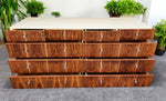 RESTORED Mid Century Modern Rosewood Dresser & Armoire by Roger Rougier 3
