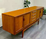 REFINISHED MCM Teak Credenza by Ib Kofod-Larsen for G-Plan, 84
