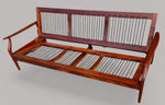REFINISHED Mid Century Modern Solid Teak Sofa - Bed, no cushions 1