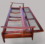 REFINISHED Mid Century Modern Solid Teak Sofa - Bed, no cushions 2