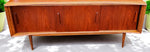 REFINISHED Walnut Mid Century Modern Credenza by Deilcraft 68