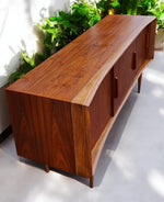 REFINISHED Walnut Mid Century Modern Credenza by Deilcraft 68