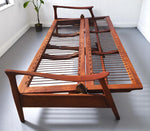 Deposit for REFINISHED Mid Century Modern Solid Walnut Sofa - Bed will get NEW CUSHIONS 3