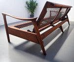 Deposit for REFINISHED Mid Century Modern Solid Walnut Sofa - Bed will get NEW CUSHIONS 4