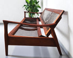 Deposit for REFINISHED Mid Century Modern Solid Walnut Sofa - Bed will get NEW CUSHIONS 7