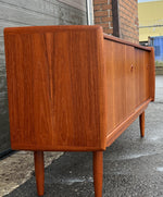 On Hold***REFINISHED Mid Century Teak Sideboard Buffet TV Media Console by R.Huber 60