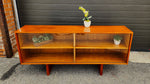 RESTORED Mid Century Modern Teak Bookcase Display TV Media Console 59