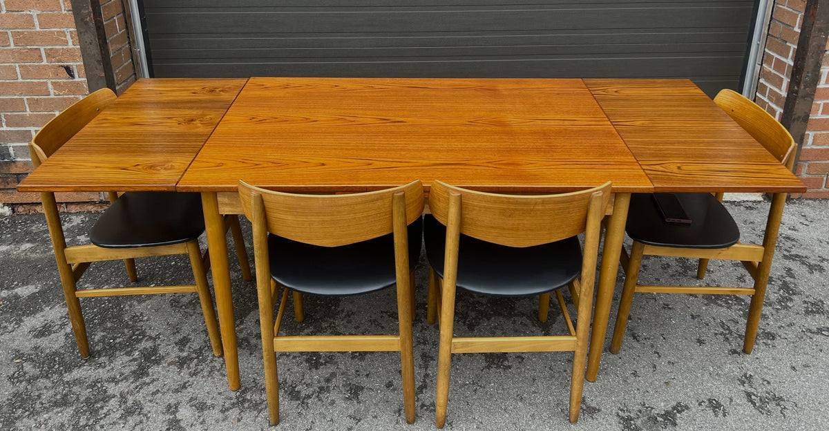 RESTORED Danish Mid Century Modern Teak Chairs by Farstrup, Set of 4 (or 8)