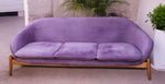 REFINISHED Scandinavian Mid Century Modern Egg Pod Space Age Sofa, Overman style 4