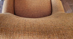 2 REFINISHED REUPHOLSTERED Mid Century Modern Armchairs & Ottoman 4