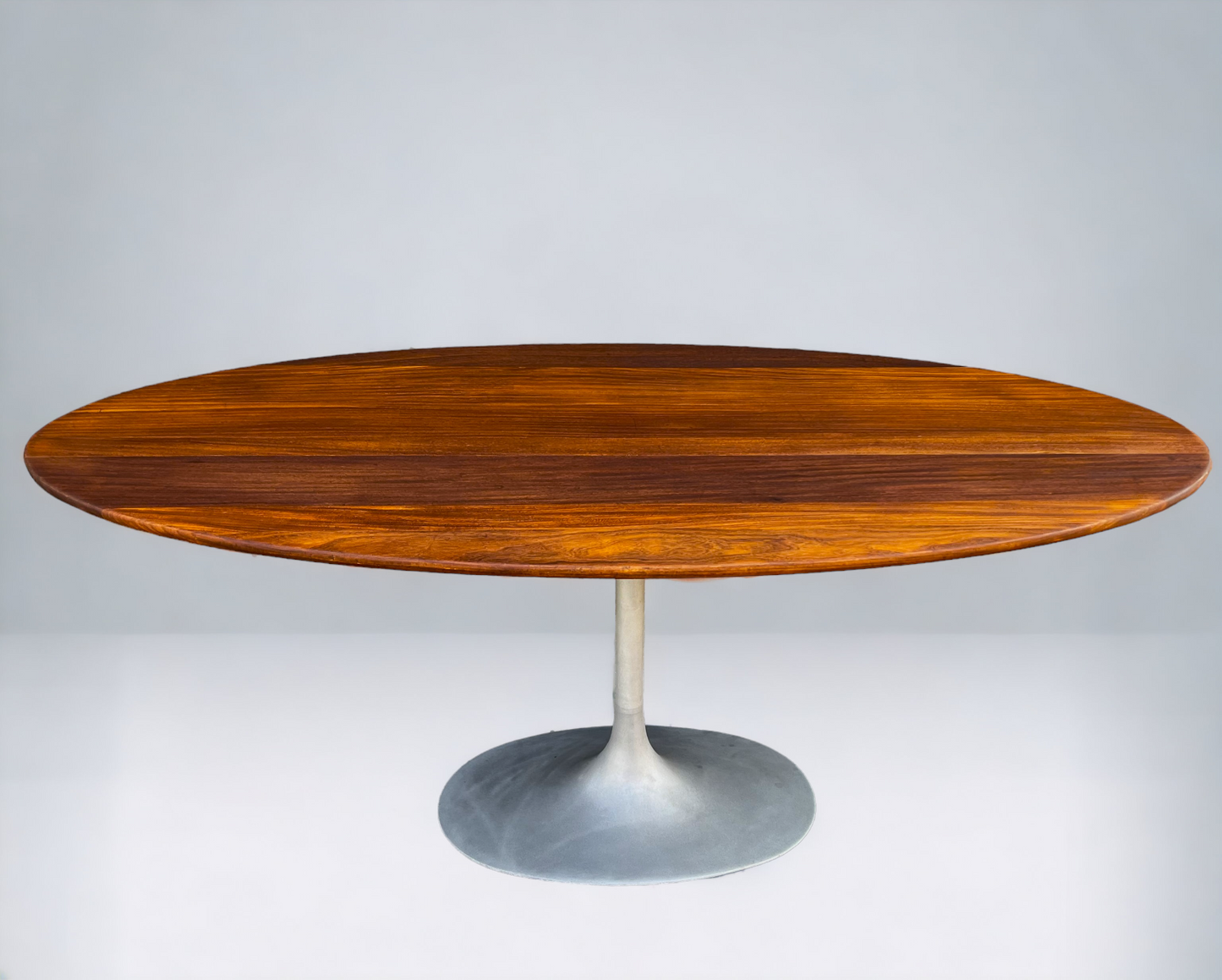 REFINISHED Mid Century Modern SOLID Teak Tulip Dining Table 72"