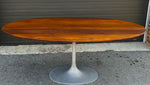 REFINISHED Mid Century Modern SOLID Teak Tulip Dining Table 72