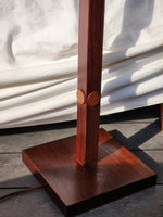 Mid Century Modern Teak Floor Lamp, H 56.5