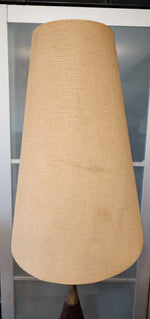 Mid Century Modern Tall Walnut & Brass Lamp by Tony Paul for Westwood 49