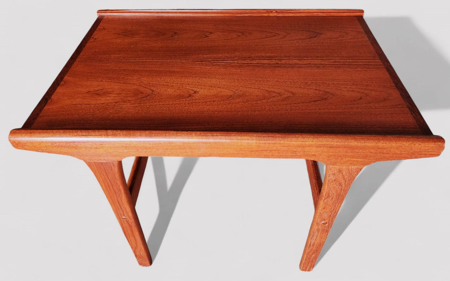 REFINISHED Mid Century Modern Teak Accent Table