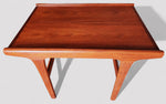 REFINISHED Mid Century Modern Teak Accent Table 2