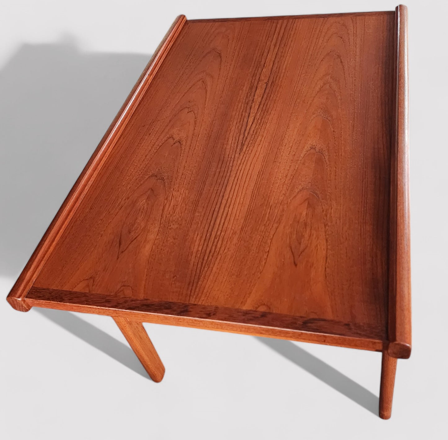 REFINISHED Mid Century Modern Teak Accent Table