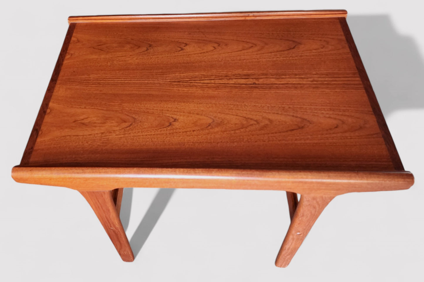 REFINISHED Mid Century Modern Teak Accent Table