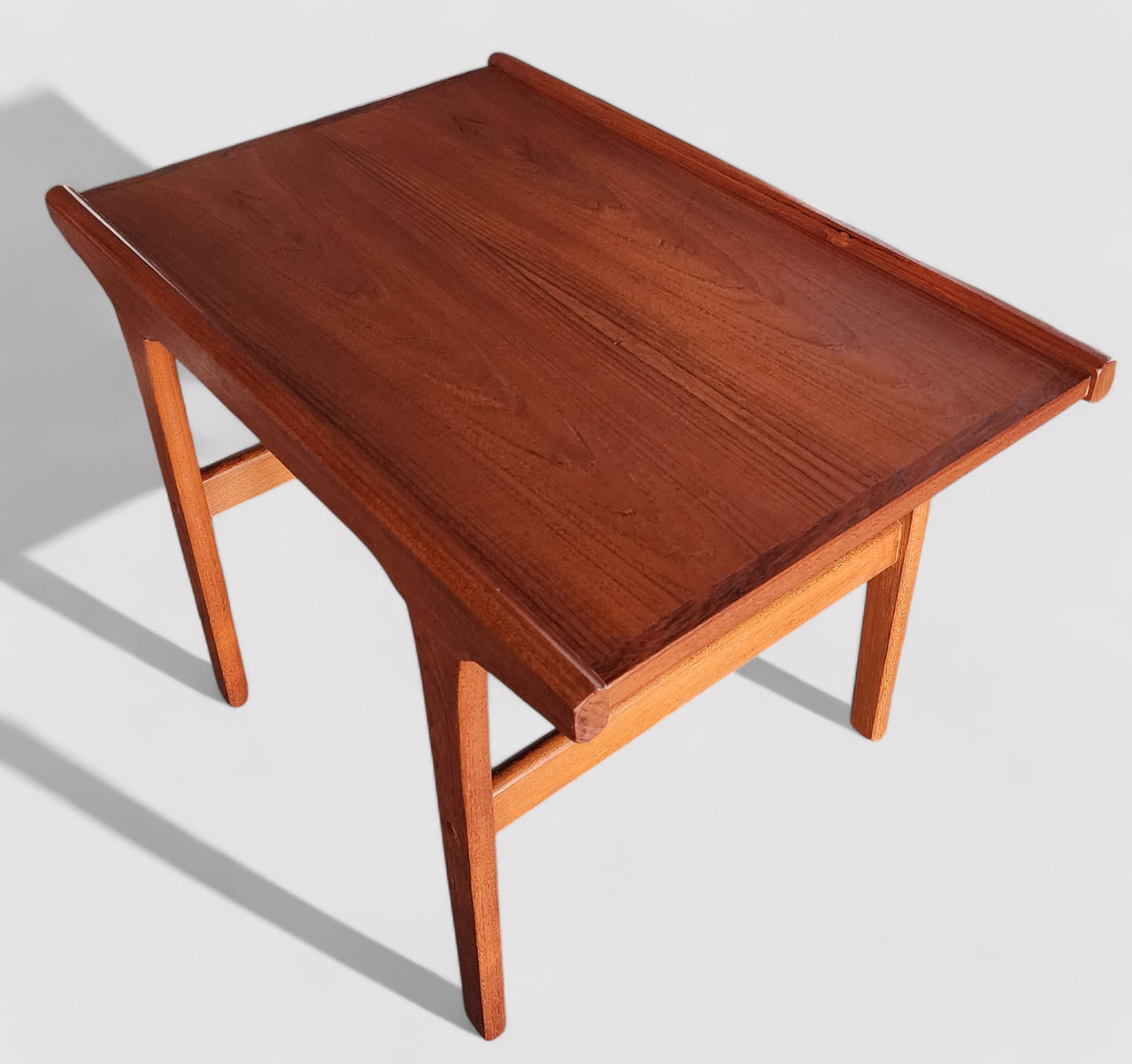 REFINISHED Mid Century Modern Teak Accent Table