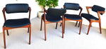 4 REFINISHED REUPHOLSTERED Danish Mid Century Modern Teak Z Armchairs 4