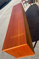 REFINISHED Mid Century Modern Teak Sideboard 7 ft 4