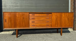 REFINISHED Danish Mid Century Teak Sideboard Credenza Buffet 82