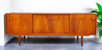 REFINISHED Mid Century Modern Teak Sideboard Credenza 7 ft 1