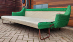 Will be REFINISHED & REUPHOLSTERED Teak Mid Century Modern Sofa-Bed 3