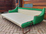 Will be REFINISHED & REUPHOLSTERED Teak Mid Century Modern Sofa-Bed 5