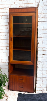 RESTORED Mid Century Modern Teak Tall Cabinet by G Plan with Lighting 7