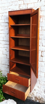 RESTORED Mid Century Modern Teak Tall Cabinet by G Plan with Lighting 8
