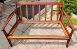 Choose Fabric! REFINISHED Danish MCM Teak Two-Seater Sofa by Arne Vodder for Vamo 5