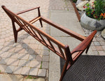 Choose Fabric! REFINISHED Danish MCM Teak Two-Seater Sofa by Arne Vodder for Vamo 9