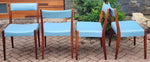 4 RESTORED Mid Century Modern Walnut Dining Chair 13