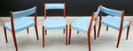 4 RESTORED Mid Century Modern Walnut Dining Chair 5