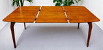 REFINISHED MCM Walnut Table w 1 Leaf-part of the set 5