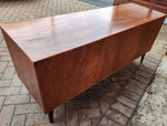 REFINISHED Mid Century Modern Walnut Sideboard Credenza Buffet, 60