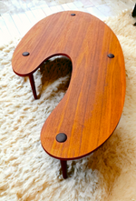 REFINISHED Mid Century Modern Coffee Table Free-Form Shaped 3