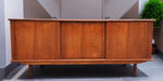 REFINISHED Swedish Mid Century Modern Teak Buffet Sideboard 71