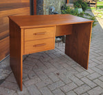 REFINISHED Scandinavian MCM Teak Vanity or Desk Free Standing / Divider 9