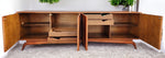 REFINISHED Exceptional  Mid Century Modern Walnut Sideboard  96