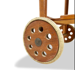 REFINISHED Swedish MCM Teak Bar Cart by Ove Blidberg 