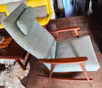 REFINISHED Swedish Mid-Century Modern Teak Rocking Chair by Johanson 6