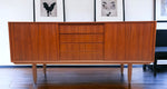 REFINISHED Swedish Mid Century Modern Teak Sideboard 68.5