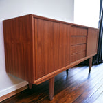 REFINISHED Swedish Mid Century Modern Teak Sideboard 68.5
