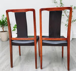 2 RESTORED Swedish MCM Rosewood Chairs by Nils Jonsson for Hugo Troeds 3